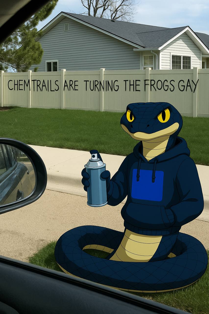Chemtrails are turning the frogs gay meme